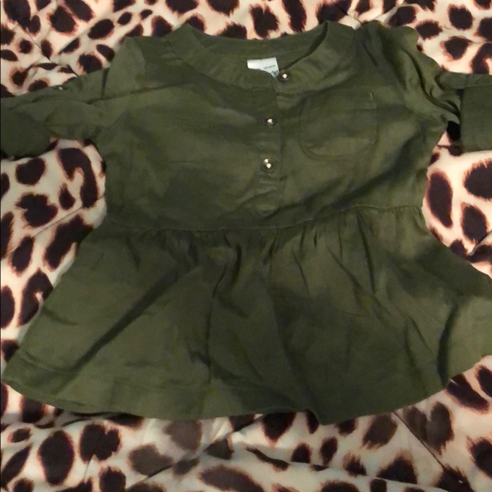 Forest green dress